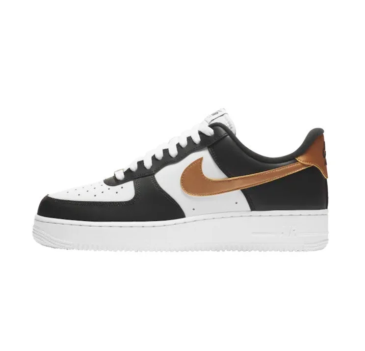 Nike air force sales one metallic gold